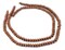 The Bead Chest Light Brown Bicone Natural Wood Beads (5x8mm): Organic Eco-Friendly Wooden Bead Strand for DIY Jewelry, Crafts, Necklace and Bracelet Making